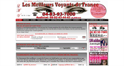 Desktop Screenshot of lesmeilleursvoyants.fr